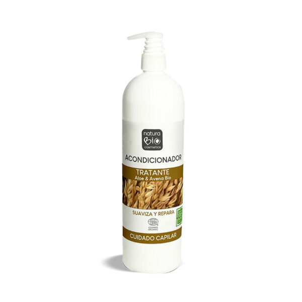 Acondicionador Tratante Avena y Aloe Vera Naturabio 740 ml.
