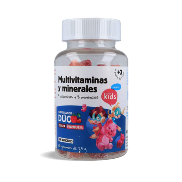 Gominolas Multivitaminas y Minerales Senda Kids - 60 gummies Herbora