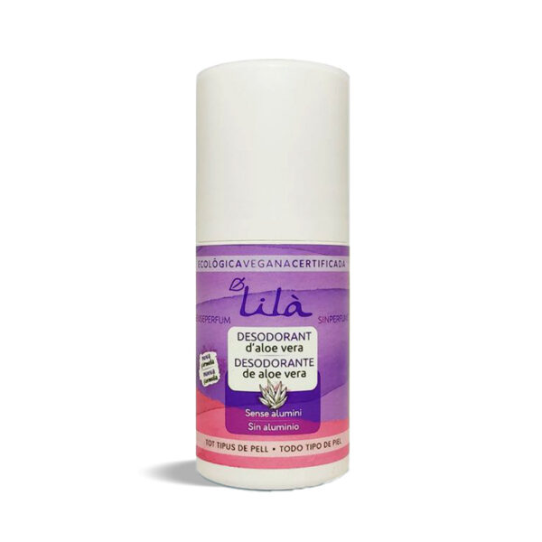Desodorante de Aloe Vera Sin Pefume 50 ml. Lila Cosmetics