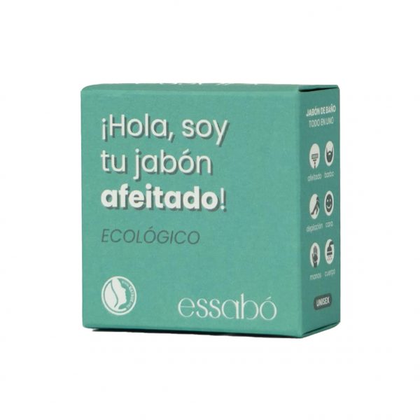 Jabón Afeitado Barba y Cuerpo Bio 120 gr. Essabo