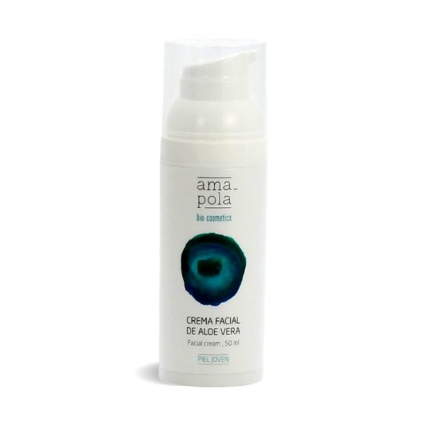Crema Hidratante De Aloe Vera 50 ml. Amapola Biocosmetics