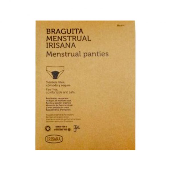 Braga menstrual íntima Talla S Irisana