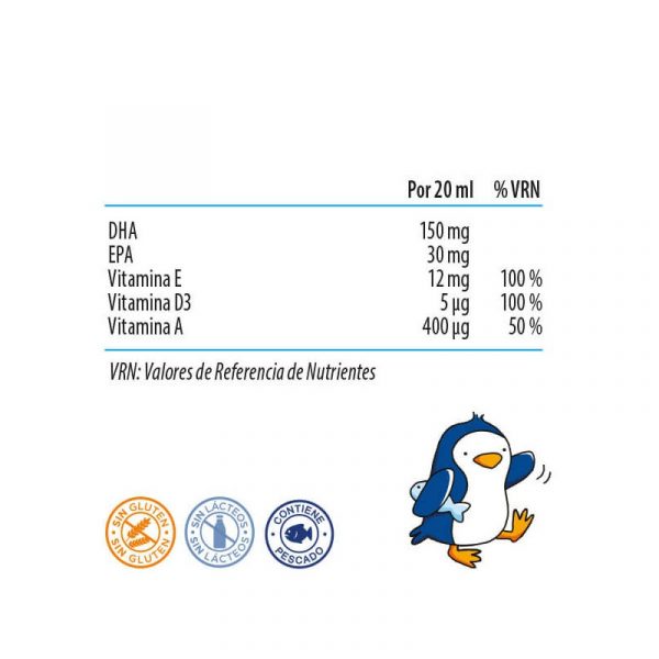 Omega-3 DHA Jarabe infantil 150 ml. Neopeques - Imagen 4