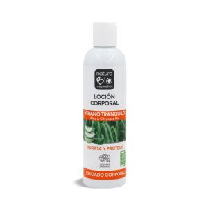 Loción corporal Verano Tranquilo con Citronela 250 ml. NaturaBIO